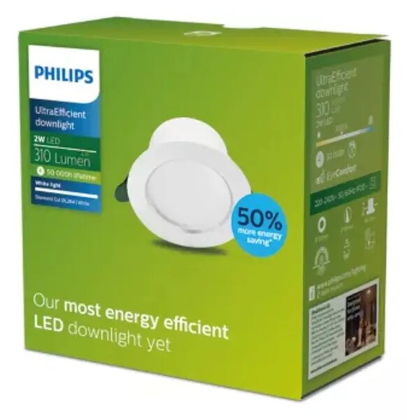 DIAMOND CUT PHILIPS LED downlight ULTRA EFFICIENT 80 30K 8720169308084