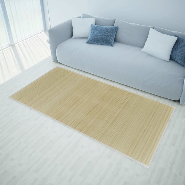 VidaXL Pravokutni tepih od prirodnog bambusa 120 x 180 cm