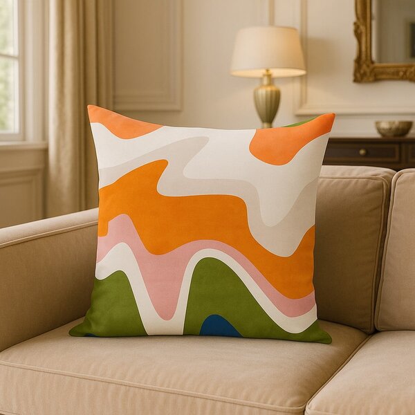Ukrasna jastučnica 43x43 cm Squiggly Orange – Mila Home