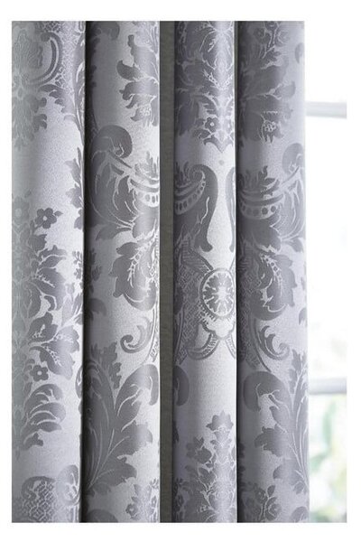 Sive zavjese u setu 2 kom od damasta 168x229 cm Damask Jacquard – Catherine Lansfield