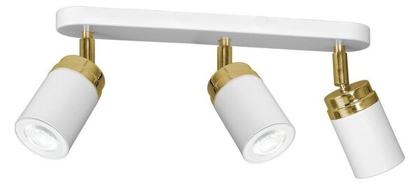 Reflektorska svjetiljka RENO 3xGU10/8W/230V bijela/zlatna