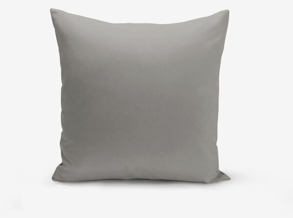 Siva jastučnica Minimalist Cushion Covers Düz, 45 x 45 cm