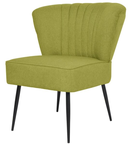 VidaXL Koktel stolica od tkanine zelena