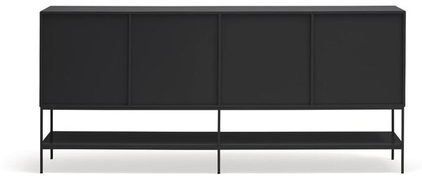 Crna komoda 220x98x45 cm Platt – Teulat