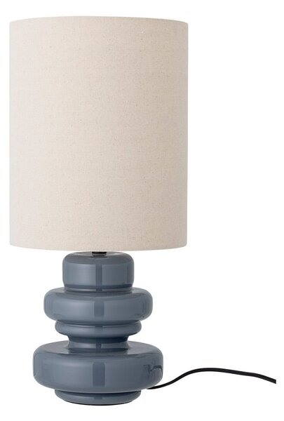 Plava stolna lampa s tekstilnim sjenilom (visina 51 cm) Fabiola – Bloomingville