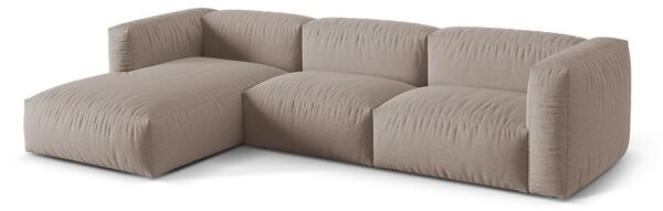 Bež kutna garnitura (s lijevim kutom) Martina – Micadoni Home