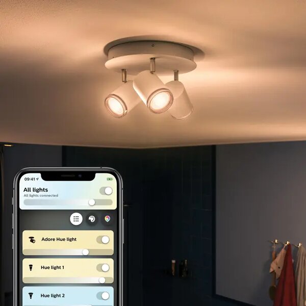 Adore PHILIPS HUE REFLEKTOR 3x5W 230V BIJELA 8719514340916