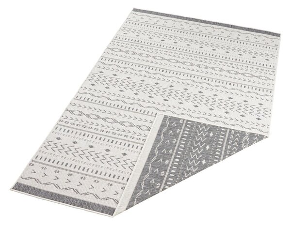 Tepih za eksterijer sivo-bež boje NORTHRUGS Kuba, 150 x 80 cm