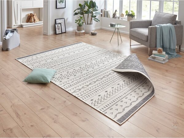 Tepih za eksterijer sivo-bež boje NORTHRUGS Kuba, 150 x 80 cm