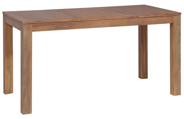 VidaXL Blagovaonski stol od masivne tikovine 140 x 70 x 76 cm