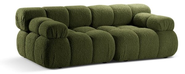 Zelena sofa od bouclé tkanine 188 cm Bellis – Micadoni Home