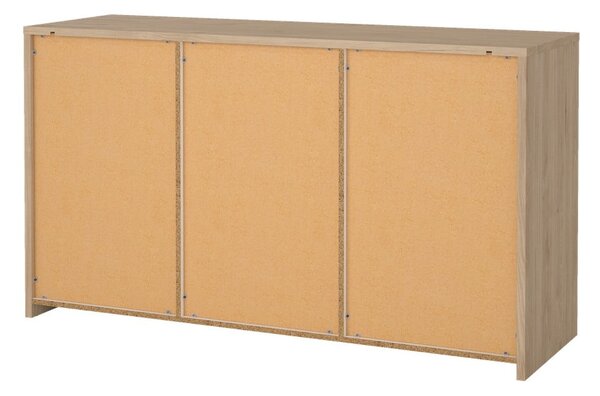 Bijela/u prirodnoj boji komoda u dekoru hrasta 149x84x48 cm Next – Tvilum