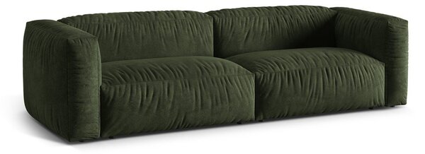 Zelena baršunasti sofa 240 cm Martina – Micadoni