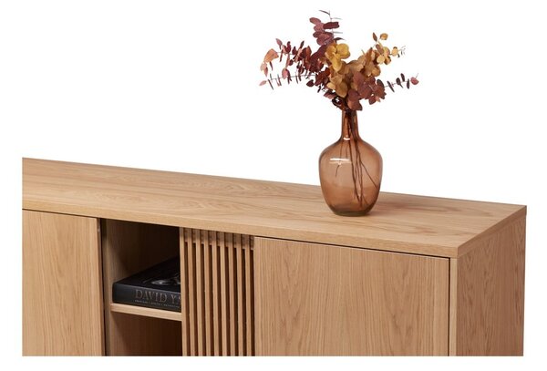 Niska komoda u dekoru hrasta 188x75 cm Ende - Woodman
