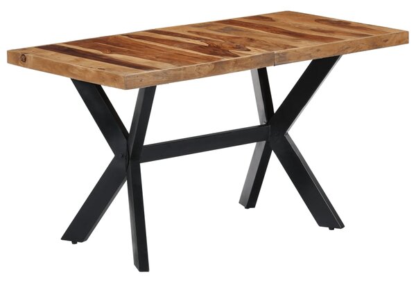 VidaXL Blagovaonski stol od masivnog drva šišama 140 x 70 x 75 cm
