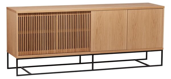 Niska komoda u dekoru hrasta 188x75 cm Ende - Woodman