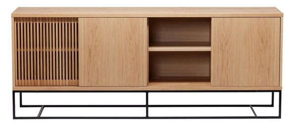 Niska komoda u dekoru hrasta 188x75 cm Ende - Woodman