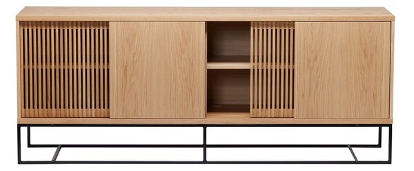 Niska komoda u dekoru hrasta 188x75 cm Ende - Woodman
