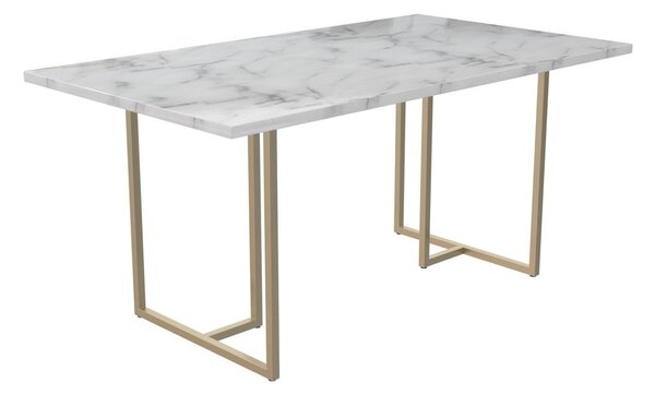 Blagovaonski stol u mramornom dekoru 90x160 cm Astor – CosmoLiving by Cosmopolitan
