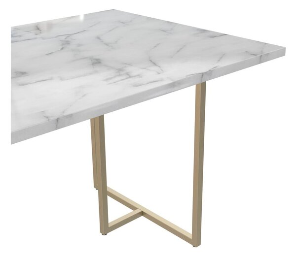 Blagovaonski stol u mramornom dekoru 90x160 cm Astor – CosmoLiving by Cosmopolitan