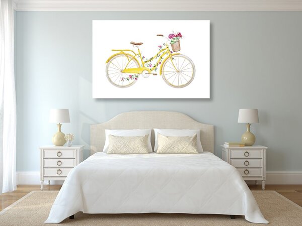 Slika ilustracija retro bicikla