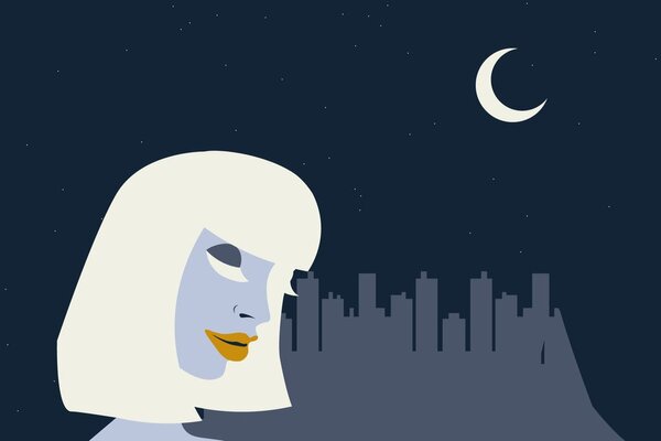 Tapeta tajanstvena strankinja u gradu