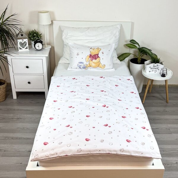 Bijela pamučna dječja posteljina za dječji krevetić 100x135 cm WTP "Birthday party" – Jerry Fabrics
