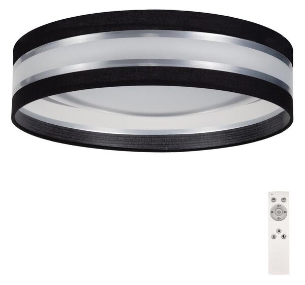 LED Prigušiva stropna svjetiljka SMART CORAL LED/24W/230V crna/srebrna + DU