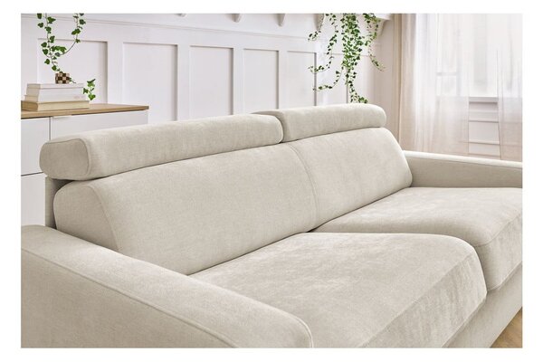 Krem sklopiva sofa 195 cm Monaco – Bobochic Paris