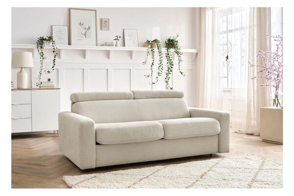 Krem sklopiva sofa 195 cm Monaco – Bobochic Paris
