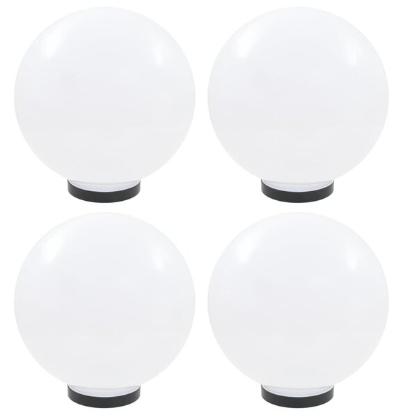 VidaXL LED kuglaste svjetiljke 4 kom 30 cm PMMA