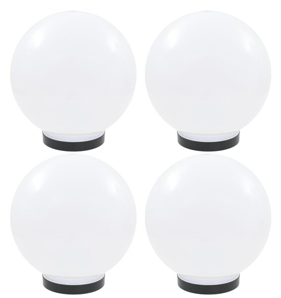 VidaXL LED kuglaste svjetiljke 4 kom 25 cm PMMA