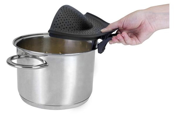 Cjedilo za tjesteninu za lonac Metaltex Clip On, 28 x 13 cm