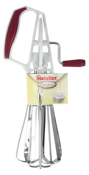 Ručni mikser od nehrđajućeg čelika Metaltex Whiper, 25 x 13 cm