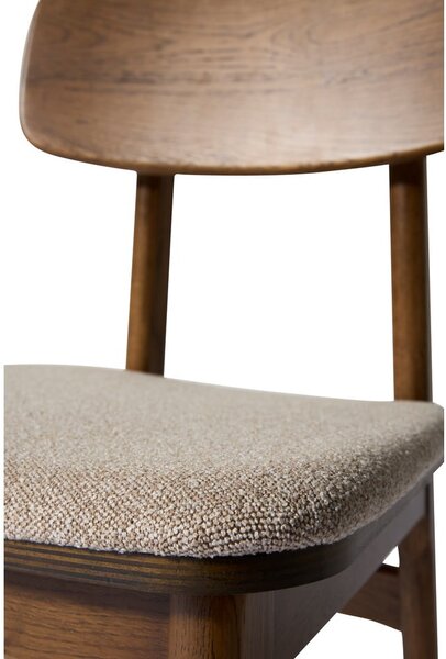 Smeđa blagovaonska stolica Livo – Unique Furniture