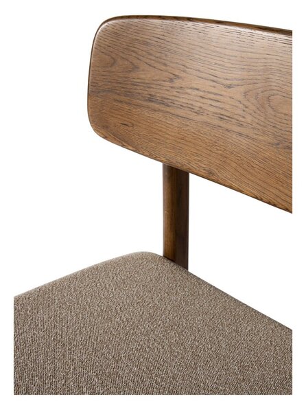 Smeđa blagovaonska stolica Livo – Unique Furniture