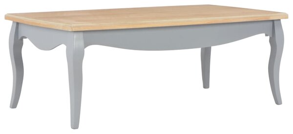 VidaXL 280002 Coffee Table Grey and Brown 110x60x40 cm Solid Pine Wood