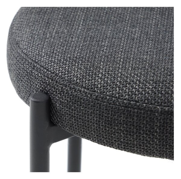 Tamno sivi metalni stolac Pelican – Unique Furniture