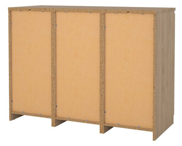 Komoda u dekoru hrasta u prirodnoj boji 121x91x50 cm Naia – Tvilum
