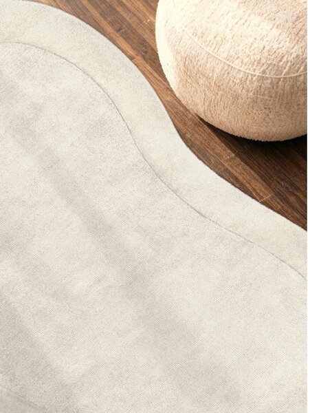Krem ručno rađen tepih od mješavine vune 125x200 cm Kari Organic – Villeroy&Boch