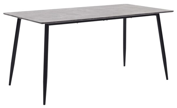 VidaXL Blagovaonski stol sivi 160 x 80 x 75 cm MDF