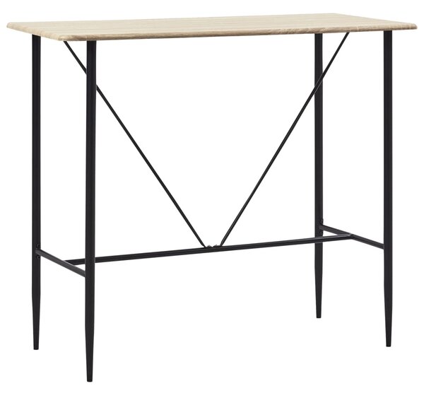 VidaXL Barski stol boja hrasta 120 x 60 x 110 cm MDF