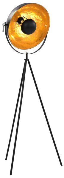 VidaXL Stojeća svjetiljka E27 crno-zlatna 41 cm