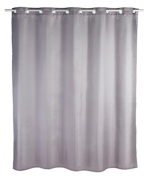 Siva zavjesa za tuš Wenko Comfort Flex, 180 x 200 cm
