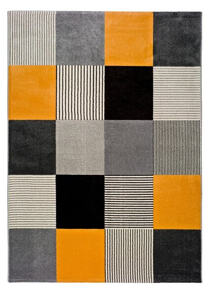Narančasto-sivi tepih Universal Gladys Lento, 140 x 200 cm