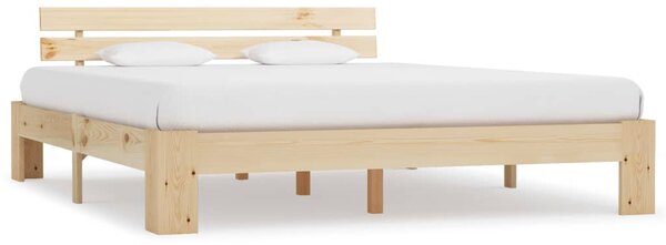 VidaXL Okvir za krevet od masivne borovine 180 x 200 cm