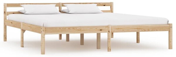 VidaXL Okvir za krevet od masivne borovine 160 x 200 cm