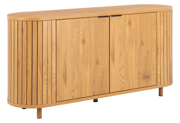 Komoda u dekoru hrasta u prirodnoj boji 160x80x45 cm Colima – Actona