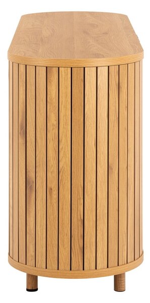 Komoda u dekoru hrasta u prirodnoj boji 160x80x45 cm Colima – Actona