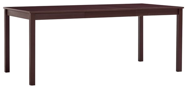 VidaXL Blagavaonski stol tamnosmeđi 180 x 90 x 73 cm od borovine